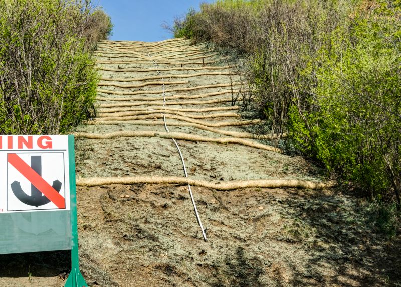 Erosion Control Blanket Application
